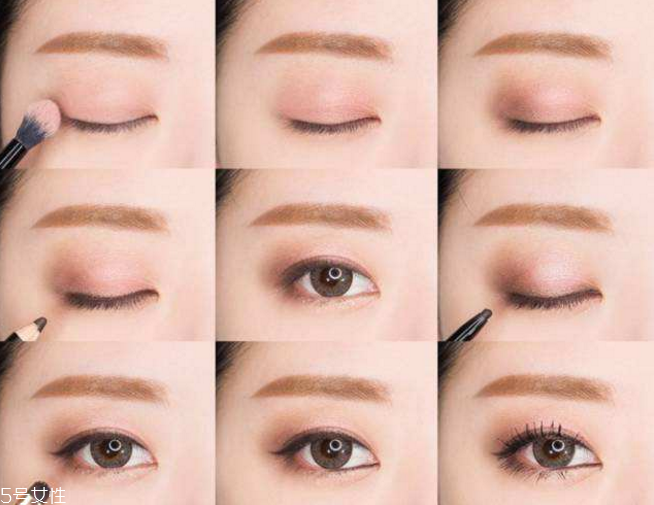 溫柔大地色系眼影畫(huà)法 輕松打造韓式自然眼妝 溫柔大地色系眼影畫(huà)法 輕松打造韓式自然眼妝
