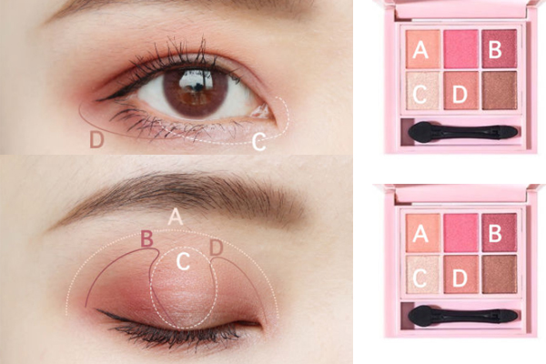 稚優(yōu)泉六色眼影01教程 稚優(yōu)泉6色眼影畫法 稚優(yōu)泉六色眼影01教程 稚優(yōu)泉6色眼影畫法