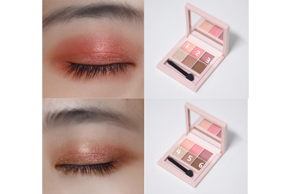 稚優(yōu)泉六色眼影01教程 稚優(yōu)泉6色眼影畫法 稚優(yōu)泉六色眼影01教程 稚優(yōu)泉6色眼影畫法