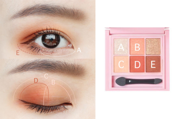 稚優(yōu)泉六色眼影01教程 稚優(yōu)泉6色眼影畫法 稚優(yōu)泉六色眼影01教程 稚優(yōu)泉6色眼影畫法