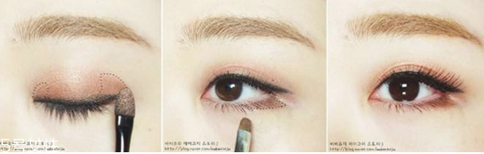大眼娃娃妝怎么化 韓國(guó)大眼妝畫(huà)法