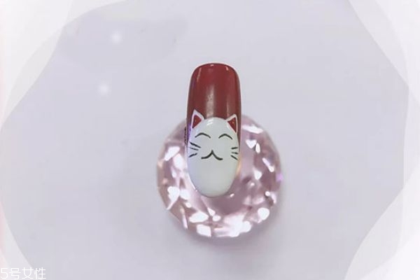 條紋撞色美甲教程 可愛美甲教程 條紋撞色美甲教程 可愛美甲教程