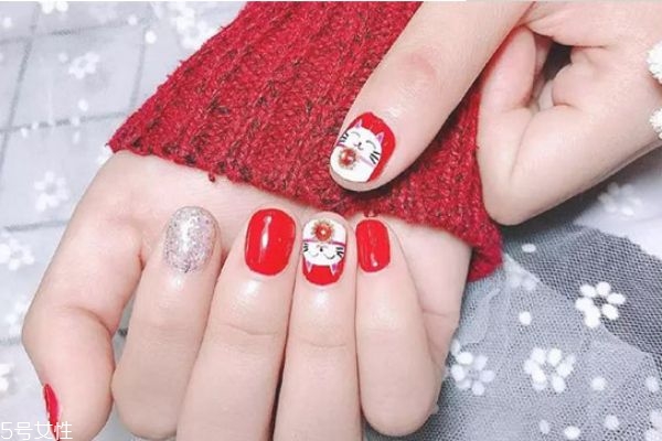 小豬美甲教程圖解 2019新年美甲圖片 小豬美甲教程圖解 2019新年美甲圖片