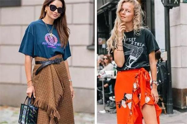 印花t恤怎么搭配 今夏流行風潮