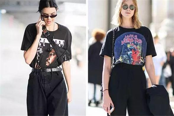 印花t恤怎么搭配 今夏流行風潮