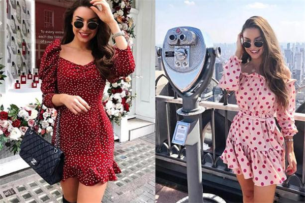 波點連衣裙什么顏色好看 今夏主打款 波點連衣裙什么顏色好看 今夏主打款