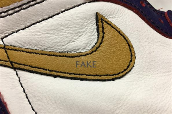 aj1湖人刮刮樂(lè)真假對(duì)比 aj1湖人刮刮樂(lè)鑒定