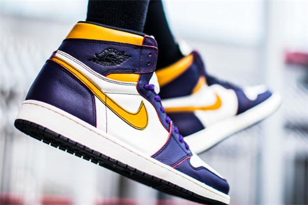 aj1湖人刮刮樂(lè)真假對(duì)比 aj1湖人刮刮樂(lè)鑒定