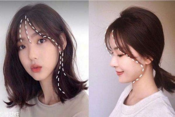 女生斜劉海有幾種類(lèi)型 好看的斜劉海發(fā)型圖片