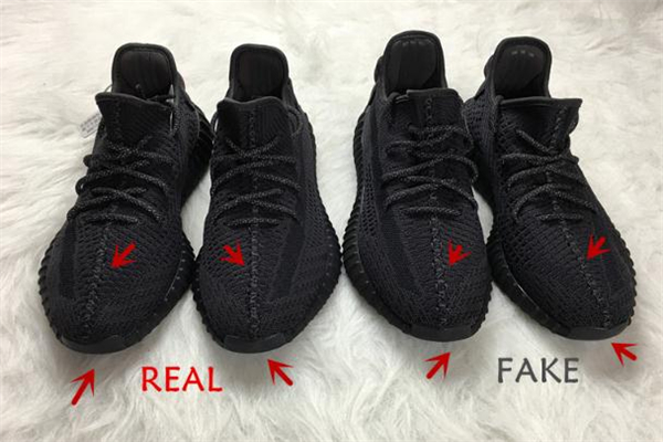 yeezy350黑天使真假對(duì)比 椰子黑天使怎么看真假 yeezy350黑天使真假對(duì)比 椰子黑天使怎么看真假