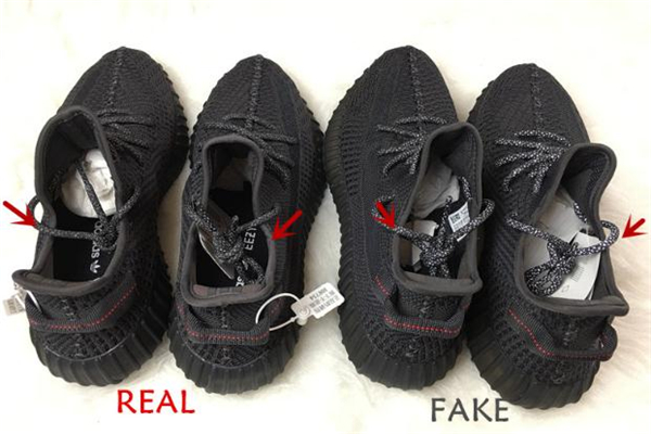 yeezy350黑天使真假對(duì)比 椰子黑天使怎么看真假 yeezy350黑天使真假對(duì)比 椰子黑天使怎么看真假