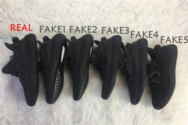 yeezy350黑色滿(mǎn)天星真假對(duì)比 椰子黑色滿(mǎn)天星真假辨別