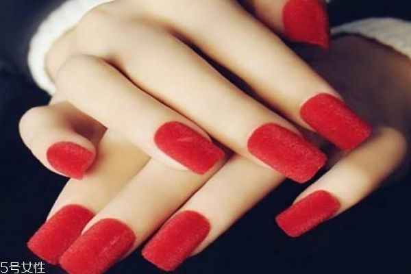 絲絨美甲可以洗手嗎 絲絨美甲圖片 絲絨美甲可以洗手嗎 絲絨美甲圖片