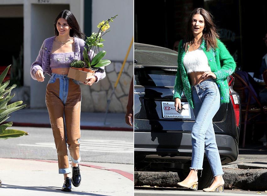 針織外套換個(gè)穿法，搭出秋裝新鮮感