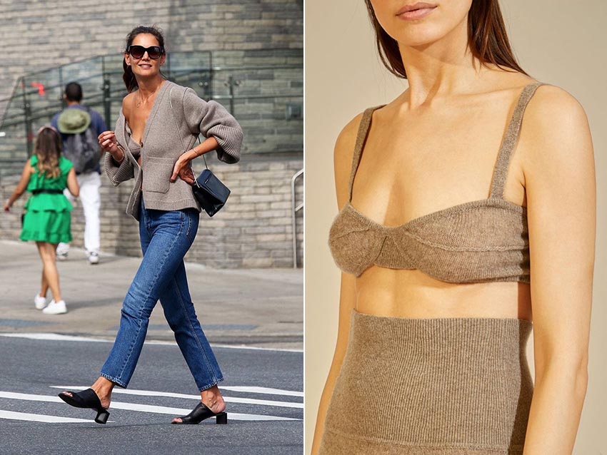 針織外套換個(gè)穿法，搭出秋裝新鮮感