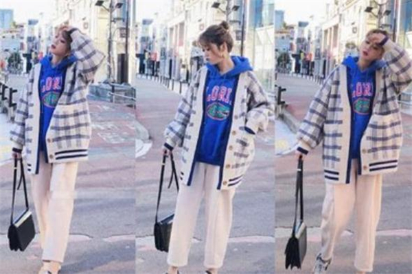 藍色衛(wèi)衣配什么外套 藍色衛(wèi)衣搭配外套圖片