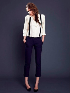 吊帶褲怎么搭配 吊帶褲上衣怎么搭配 吊帶褲怎么搭配 吊帶褲上衣怎么搭配