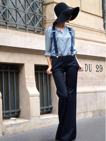 吊帶褲怎么搭配 吊帶褲上衣怎么搭配 吊帶褲怎么搭配 吊帶褲上衣怎么搭配