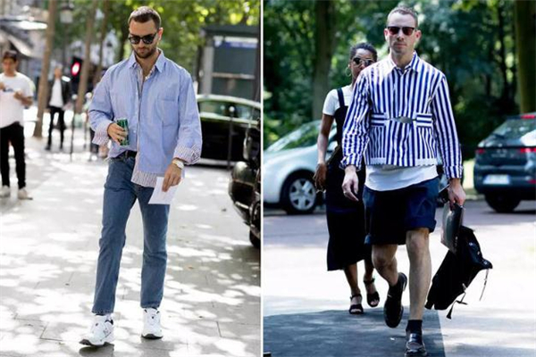 男生藍(lán)白條紋襯衫怎么搭配 藍(lán)白條紋襯衫搭配圖片 男生藍(lán)白條紋襯衫怎么搭配 藍(lán)白條紋襯衫搭配圖片