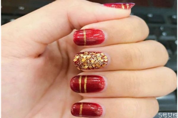 2020春節(jié)開(kāi)運(yùn)美甲圖片推薦 過(guò)年美甲樣式