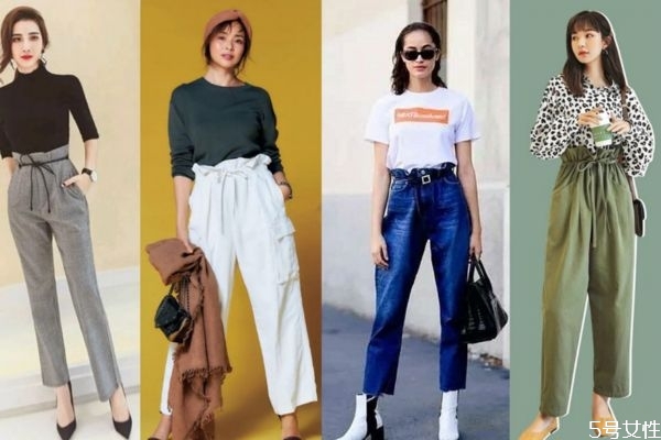 紙袋褲應該怎么搭配服裝 紙袋褲的搭配方法 紙袋褲應該怎么搭配服裝 紙袋褲的搭配方法