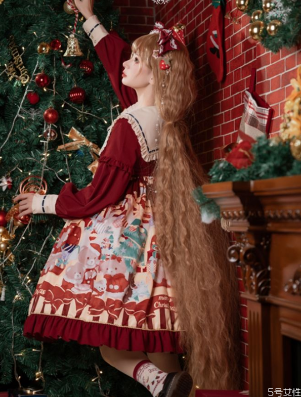 圣誕節(jié)的lolita裙 圣誕風lo裙