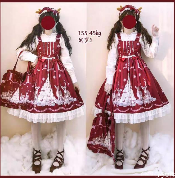 圣誕節(jié)的lolita裙 圣誕風lo裙