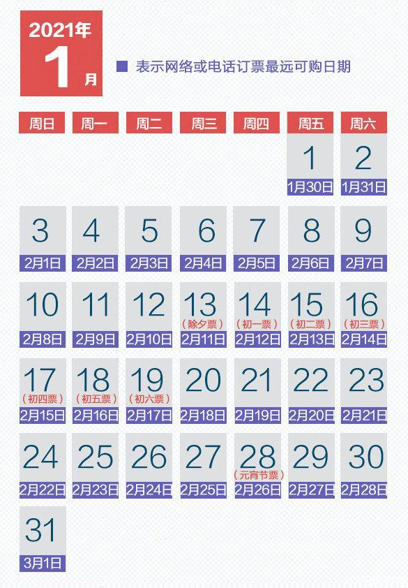 2021春運搶票開始 春運什么時候開始搶票 2021春運搶票開始 春運什么時候開始搶票