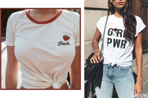 t恤太長(zhǎng)怎么打結(jié)好看 新買的t恤大了怎么改小