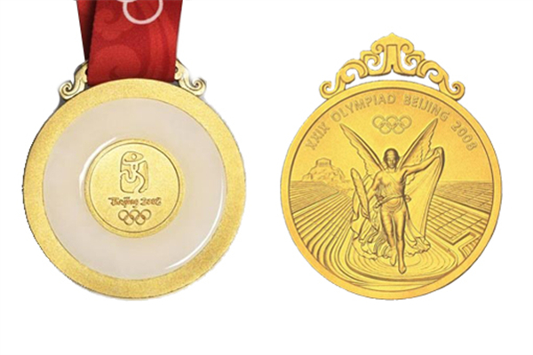 中國(guó)32金領(lǐng)跑金牌榜 奧運(yùn)金牌是純金的嗎